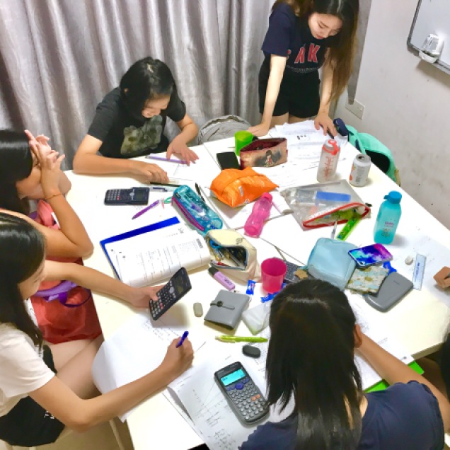 Sec 1 Math Tuition class has students doing graphs and completing it on time. Imperative to complete graphs fast, or students will not finish in time during examinations